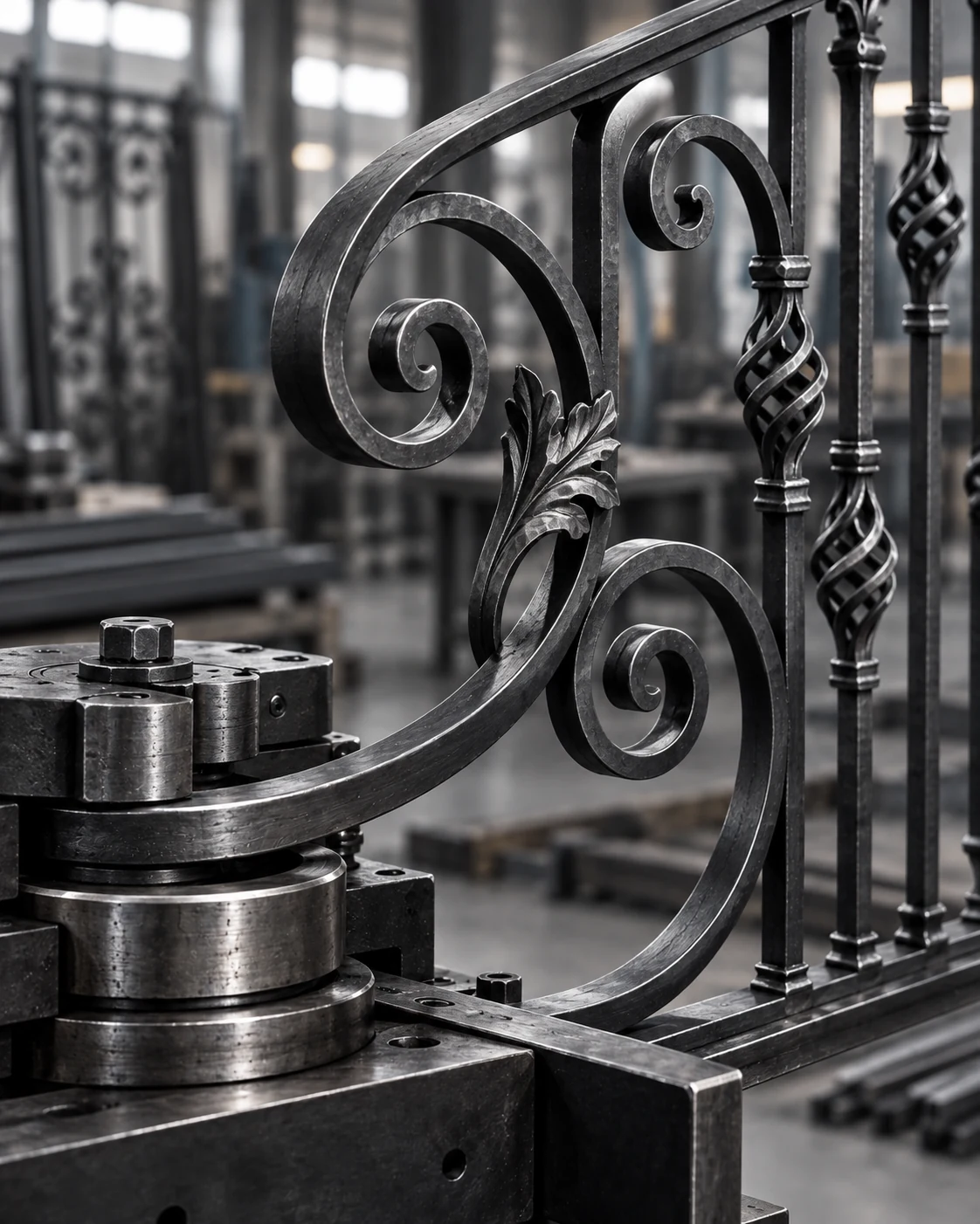 Ferforge büküm ve dekoratif dövme metal uygulamaları